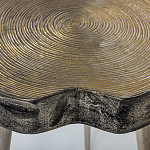 Металлический столик со столешницей в виде слеба Slabby варинант исполнения - 4 | Loft Concept в Краснодаре