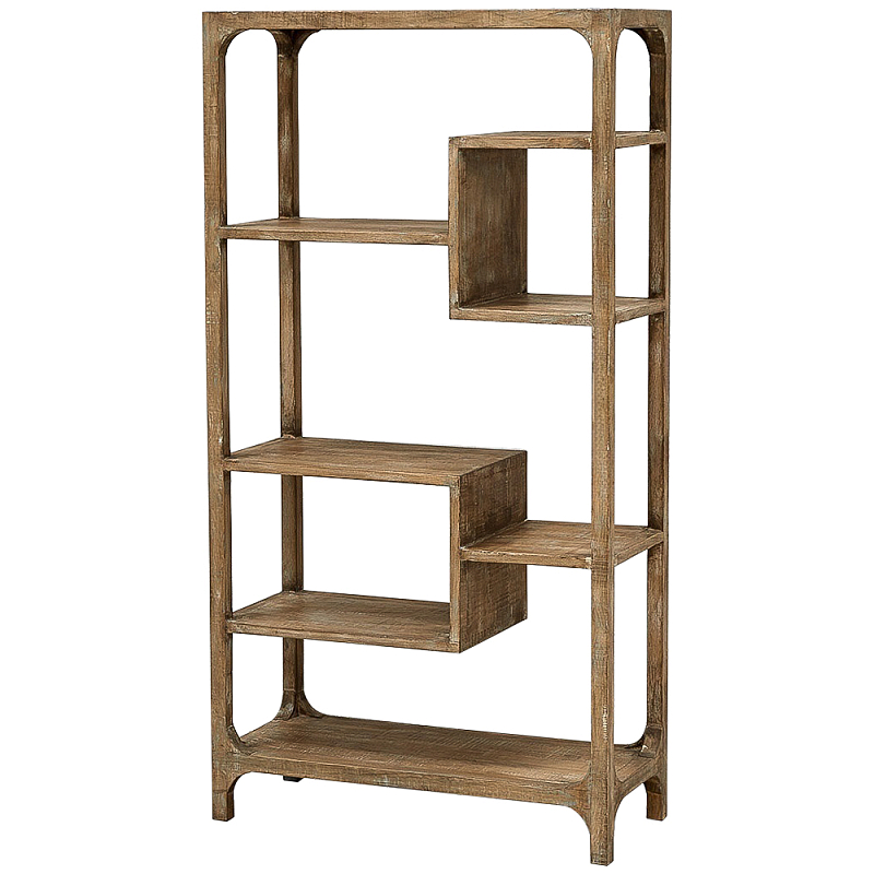 Деревянный стеллаж Nery Wooden Rack Коричневый Деревянный стеллаж Nery Wooden Rack Коричневый в Краснодаре | Loft Concept
