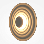 Бра круглое Soft Halo бежевый варинант исполнения - 3 | Loft Concept в Краснодаре