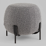 Пуф Флик ткань букле тёмно-серый варинант исполнения - 1 | Loft Concept в Краснодаре