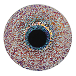 Бра круглое стеклянное с морозным эффектом Heterochromia варинант исполнения - 1 | Loft Concept в Краснодаре