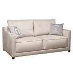 Диван двухместный раскладной светло-серый с кантом Pride варинант исполнения - 1 | Loft Concept в Краснодаре