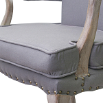 Кресло Aubrey Classical Armchair grey flax варинант исполнения - 4 | Loft Concept в Краснодаре