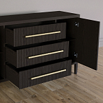 Буфет Primo с тремя ящиками и двумя фасадами Темный орех варинант исполнения - 4 | Loft Concept в Краснодаре