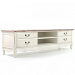 ТВ-тумба в стиле прованс из массива берёзы Interiors Romance варинант исполнения - 2 | Loft Concept в Краснодаре