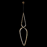 Подвесной светильник обрамленный элементами в виде кристаллов Smooth Shine варинант исполнения - 3 | Loft Concept в Краснодаре