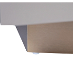 Комод со стеклянной столешницей и с выдвижными ящиками Minimalist Accent варинант исполнения - 6 | Loft Concept в Краснодаре