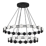 Люстра двухъярусная с круглыми светодиодными источниками света Maxine Light варинант исполнения - 3 | Loft Concept в Краснодаре