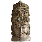 Арт-объект на стену Маска из массива акации Acacia Mask варинант исполнения - 2 | Loft Concept в Краснодаре