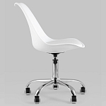 Офисный стул на металлическом основании EGGERY White пластик варинант исполнения - 3 | Loft Concept в Краснодаре