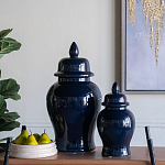 Ваза с крышкой однотонная Высота 31 см Chinoiserie Ceramics варинант исполнения - 8 | Loft Concept в Краснодаре