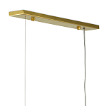 Люстра прямоугольная с белыми цилиндрическими абажурами White Ribbon варинант исполнения - 3 | Loft Concept в Краснодаре