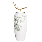 Декоративная ваза белая Serengeti варинант исполнения - 2 | Loft Concept в Краснодаре