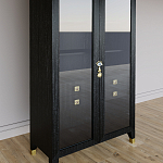 Дизайнерский шкаф витрина Elsa Dreams Black с 4-мя ящиками варинант исполнения - 2 | Loft Concept в Краснодаре