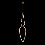 Подвесной светильник обрамленный элементами в виде кристаллов Smooth Shine варинант исполнения - 1 | Loft Concept в Краснодаре