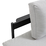 Диван-шезлонг черный Annet варинант исполнения - 3 | Loft Concept в Краснодаре