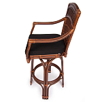 Барный стул из ротанга Eloise коричневый варинант исполнения - 3 | Loft Concept в Краснодаре