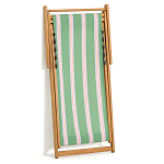 Шезлонг из акации и ткани Argentina варинант исполнения - 8 | Loft Concept в Краснодаре