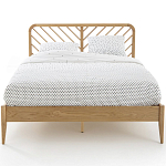 Кровать из массива дуба Reyer Oak Bed варинант исполнения - 2 | Loft Concept в Краснодаре