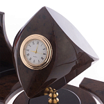 Настольный письменный набор из природного камня обсидиана коричневого Team leader варинант исполнения - 3 | Loft Concept в Краснодаре