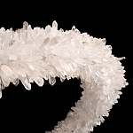 Люстра круглая с натуральным горным хрусталем Crystal Shimmer варинант исполнения - 5 | Loft Concept в Краснодаре