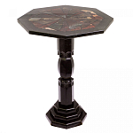 Кофейный стол из натуральных камней Змеевик и Яшма Natural Stone Tables варинант исполнения - 11 | Loft Concept в Краснодаре