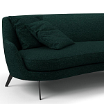 Мебельная ткань Шенилл темно-зеленый цвет 138 см T4-36 варинант исполнения - 5 | Loft Concept в Краснодаре