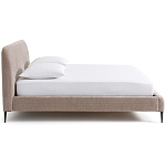 Кровать с обивкой велюр Hazel Velour Beige Bed варинант исполнения - 3 | Loft Concept в Краснодаре