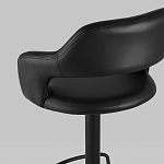 Барный стул черного цвета Strohach варинант исполнения - 6 | Loft Concept в Краснодаре