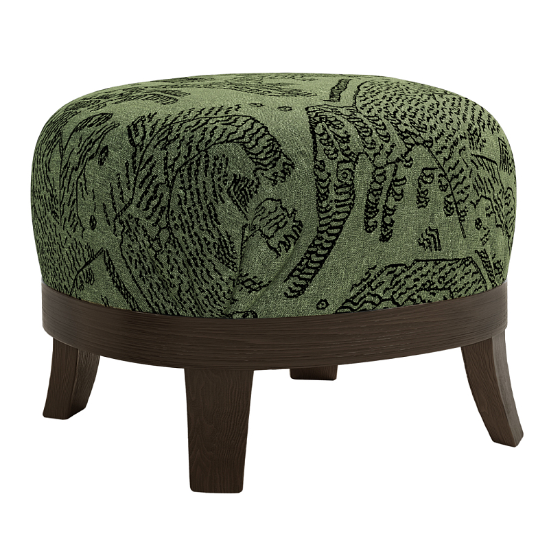 Пуф Turin Green Зеленый Коричневый в Краснодаре | Loft Concept 