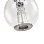 Подвесной светильник с плафоном в форме шара Inner Gleam Orb silver варинант исполнения - 6 | Loft Concept в Краснодаре