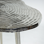 Металлический кофейный столик Puddle Silver варинант исполнения - 2 | Loft Concept в Краснодаре