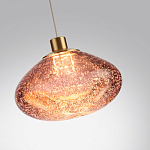 Подвесной светильник с прозрачным стеклянным плафоном округлой формы Effervia  варинант исполнения - 3 | Loft Concept в Краснодаре