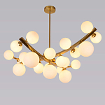 Люстра подвесная фигурная с белыми лампами в форме шара Felicitat варинант исполнения - 4 | Loft Concept в Краснодаре
