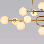 Люстра подвесная с белыми лампами в форме шара Flute варинант исполнения - 3 | Loft Concept в Краснодаре