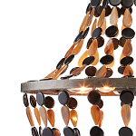 Люстра каплевидной формы с подвесками в виде декоративных бусин Flat Beads варинант исполнения - 1 | Loft Concept в Краснодаре