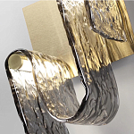 Бра волнистой формы из фактурного стекла Wave варинант исполнения - 4 | Loft Concept в Краснодаре