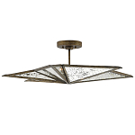 Потолочный светильник фигурный с состаренными зеркальными панелями Antique Mirror варинант исполнения - 2 | Loft Concept в Краснодаре