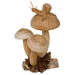 Статуэтка из дерева улитка Animals of the World варинант исполнения - 4 | Loft Concept в Краснодаре