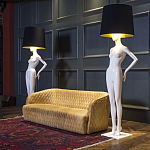 Лампа MANNEQUIN LAMP с абажуром созерцание силуэта варинант исполнения - 4 | Loft Concept в Краснодаре