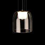 Подвесной светильник с цилиндрическим прозрачным стеклянным плафоном Grada Light варинант исполнения - 5 | Loft Concept в Краснодаре