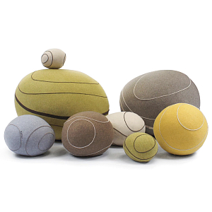 Набор из 9-ти Камней-Пуфов KATSU "KIDSET" для Детей 