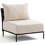 Уличное кресло Alaric Armchair Black варинант исполнения - 1 | Loft Concept в Краснодаре