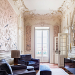 Обои ручная роспись Earlham Almost Mauve варинант исполнения - 2 | Loft Concept в Краснодаре