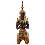 Декоративная статуэтка из бронзы Будда Bronze Kneeling Buddha варинант исполнения - 1 | Loft Concept в Краснодаре