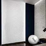 Барельеф FINGERPRINT варинант исполнения - 2 | Loft Concept в Краснодаре