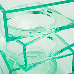 Стол журнальный в форме кубов Acrylic Furniture Lumina Mint Breeze варинант исполнения - 4 | Loft Concept в Краснодаре