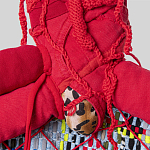 Настенный ковер разноцветный из одежды Heart варинант исполнения - 4 | Loft Concept в Краснодаре