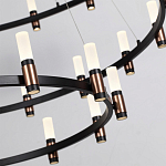 Люстра подвесная с тремя круглыми ярусами и цилиндрическими плафонами Arnaut Light варинант исполнения - 5 | Loft Concept в Краснодаре