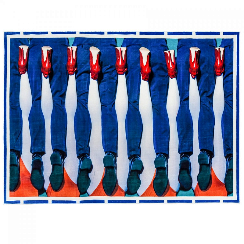 Ковер Seletti Rectangular Rug Legs Мульти Ковер Seletti Rectangular Rug Legs Мульти в Краснодаре | Loft Concept